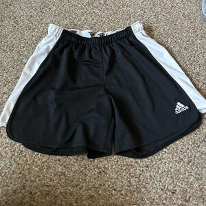 Adidas Black and White Women’s Athletic Shorts